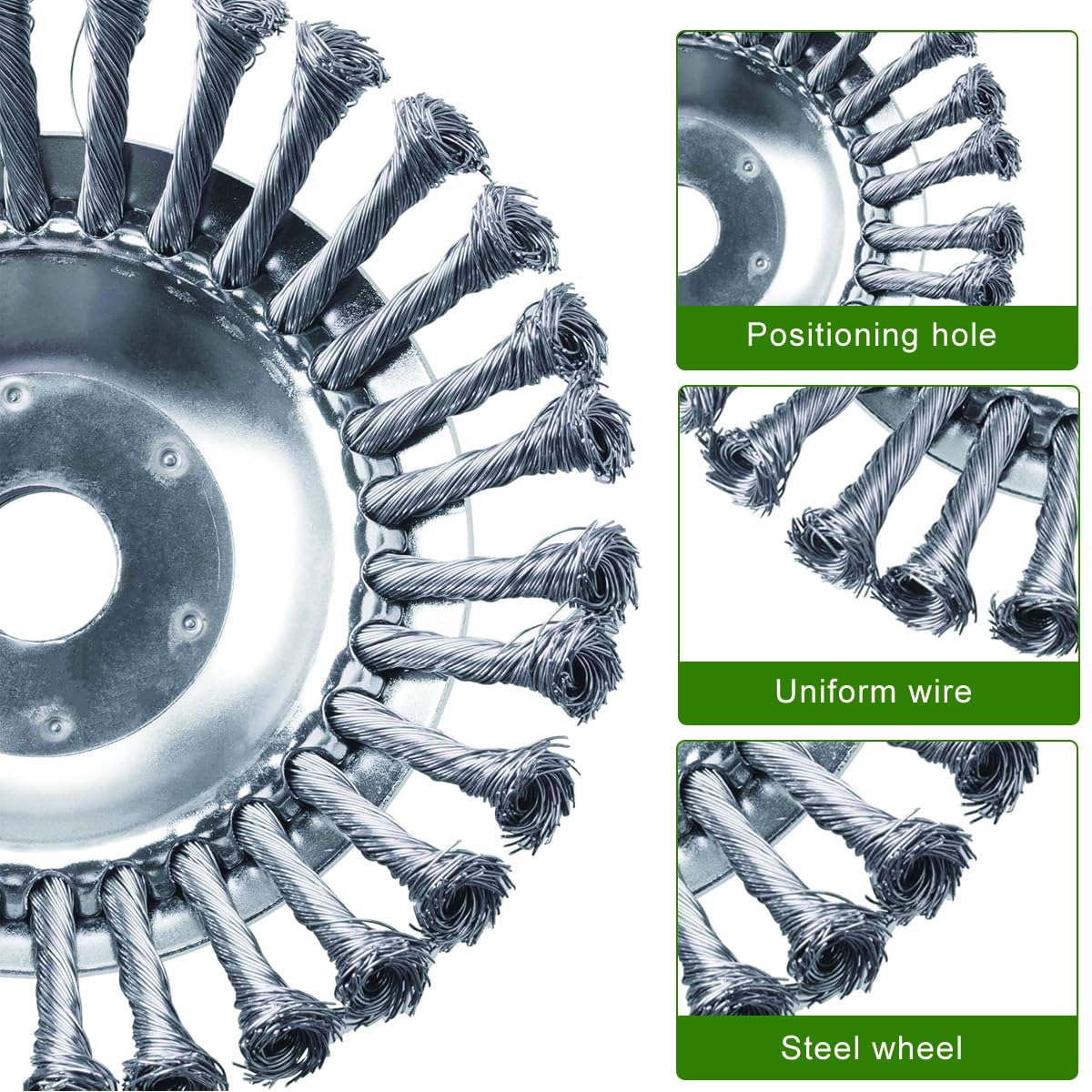 Supvox Grass Trimmer Replacement Blade 20CM for Garden Lawn Care with Multi Prong Steel Head | Universal Brush Cutter Attachment