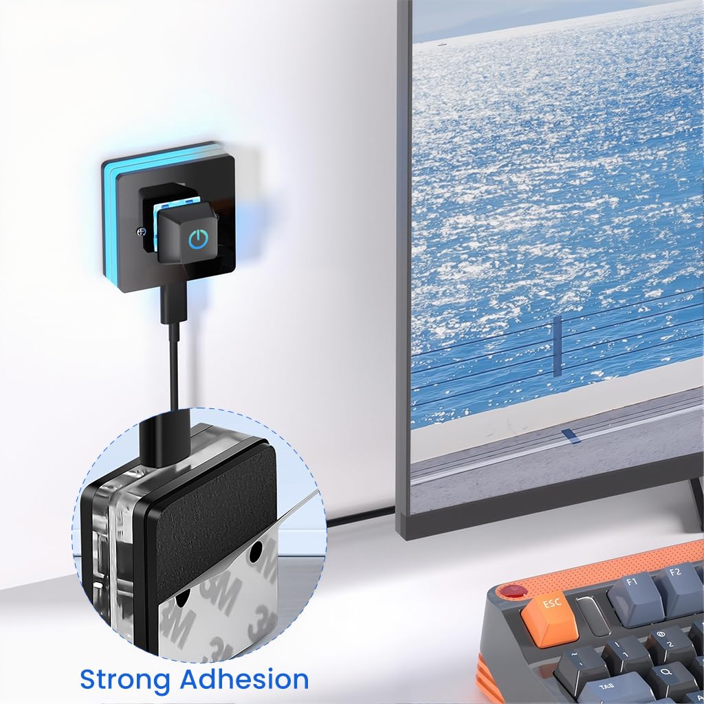 ZORBES PC Power Button with LED Light for Desktop DIY Setup | External Switch Control