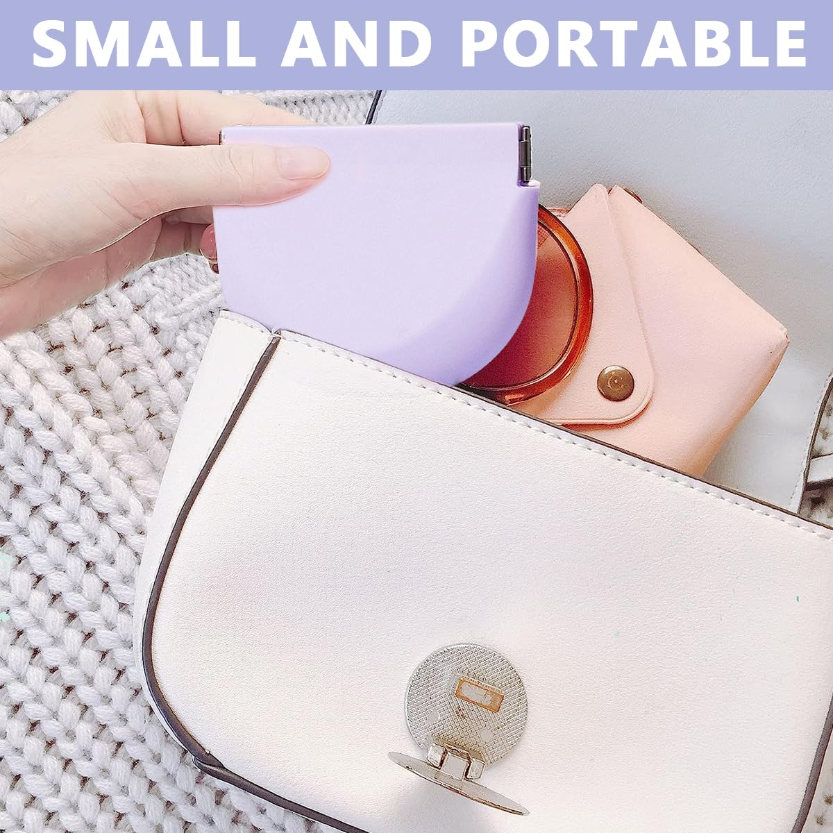 HANNEA Silicone Retainer Case for Dentures and Aligners with Vent Holes 90×75mm Purple