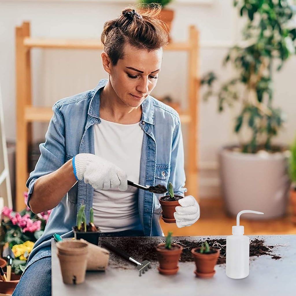 HASTHIP® 28PCS Gardening Tools Kit with Storage Bag and Mat Plant Kit for Home Agricultural Small Plants Transplanting Seedling Succulent Planting