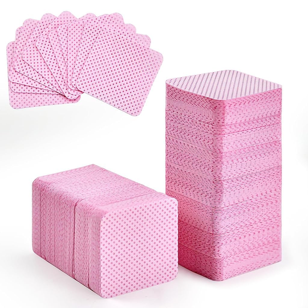 MAYCREATE Lint Free Nail Wipes 1000PCS for Polish Removal and Eyelash Cleaning | Soft Non Woven Design