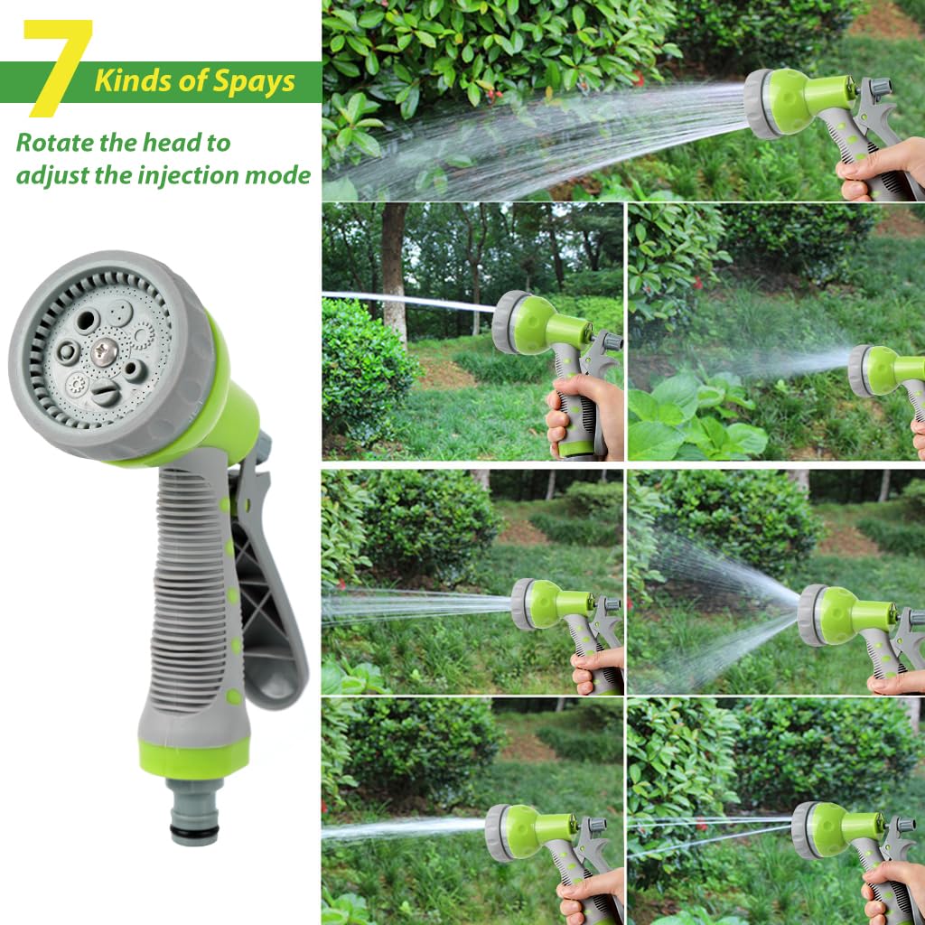 HASTHIP Garden Hose 15m Expandable for Lawn & Car Washing with 7 Spray Modes | EVA Kink-Free Design