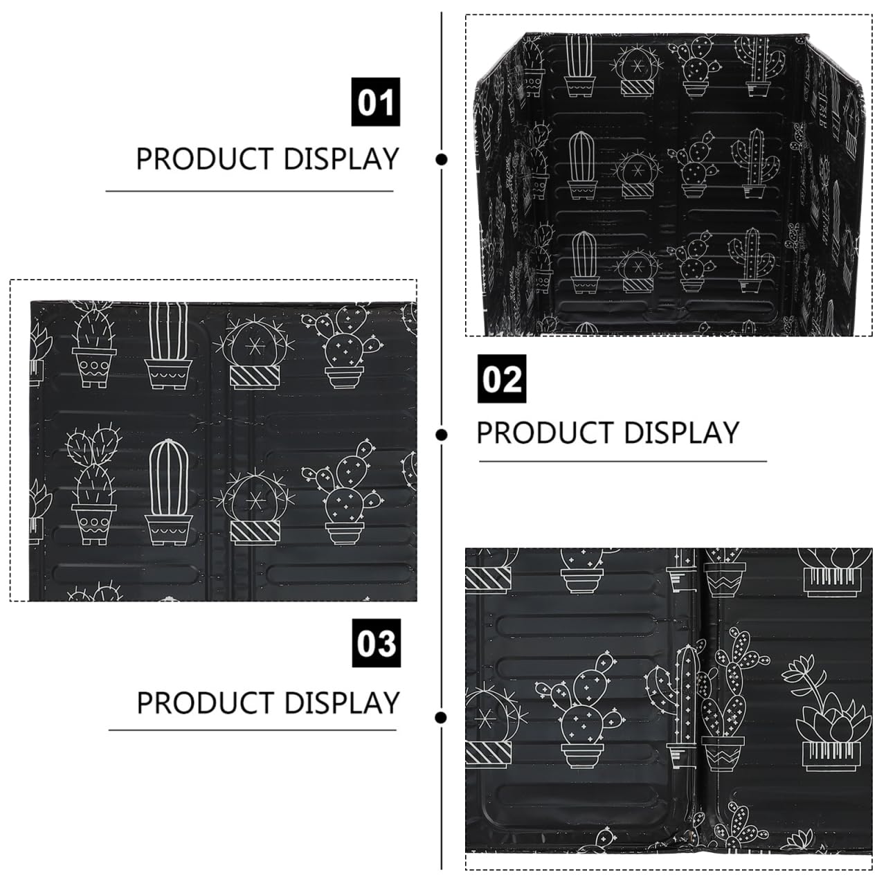 Supvox Oil Splatter Guard for Kitchen with Foldable 3 Panel Shield 28x32cm Aluminum Foil | Heat Resistant Wall Protector