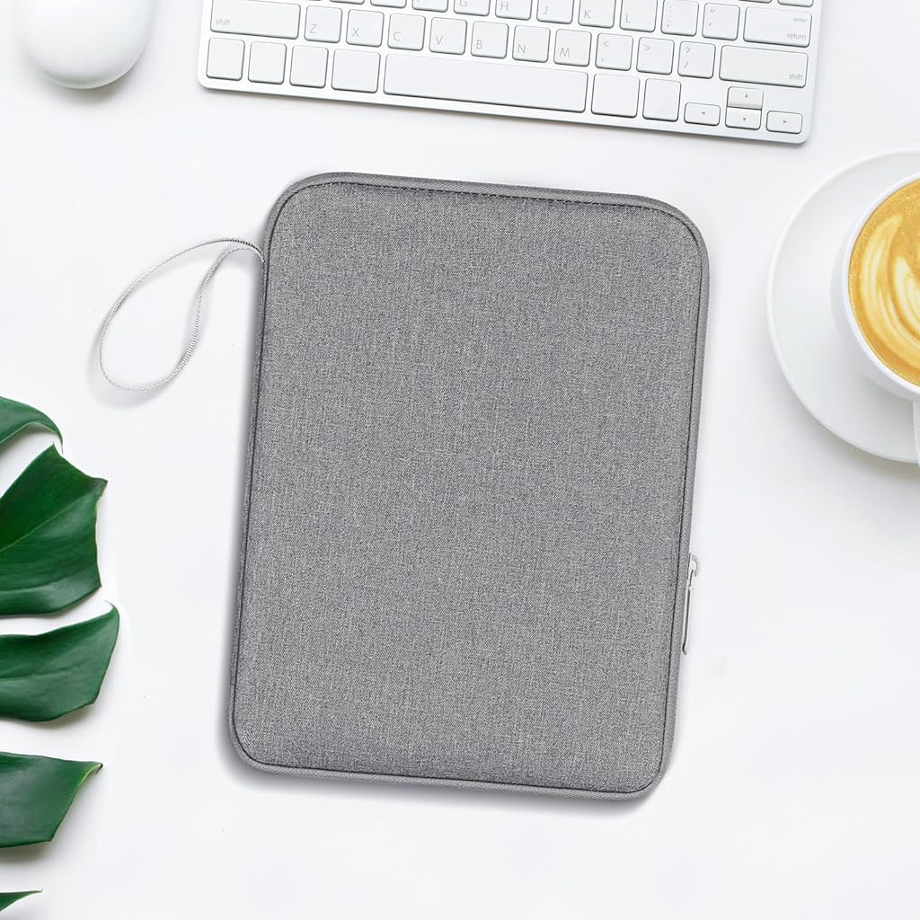 ZORBES Tablet Travel Bag for iPad featuring 10.9 in fit with waterproof zipper and mesh pocket | Grey