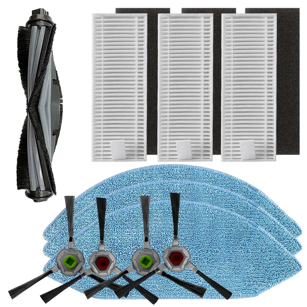 HASTHIP Replacement Accessories Kit for Ecovacs Deebot OZMO U2 Pro with 9 Parts | Easy Install