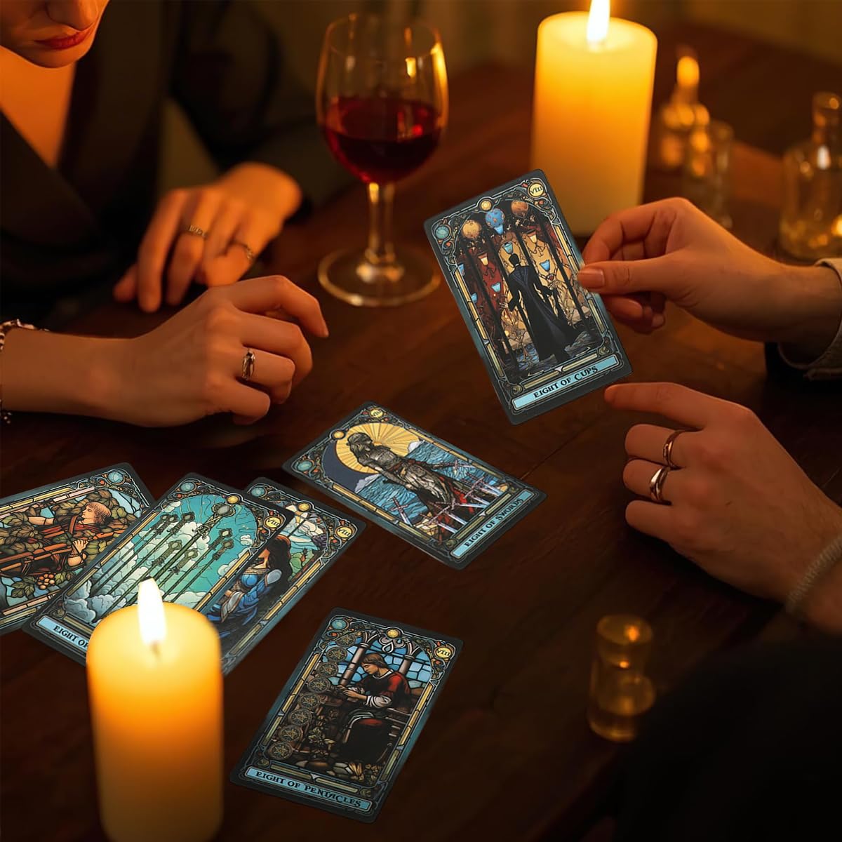 PATPAT Tarot Card Deck for Beginners with 78 Illustrated Cards | Mystical Church Theme