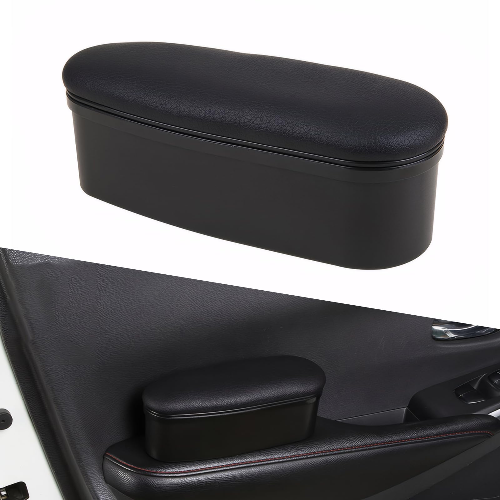 STHIRA® 1-Pack Car Storage Armrest Box, Multi-Function Comfortable Arm Elbow Support, 7.78x3.15 Inches