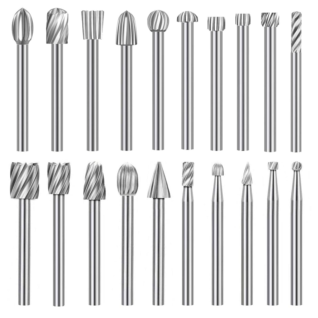 Serplex® Carving Bits Wood Engraving Router Bit with 1/8