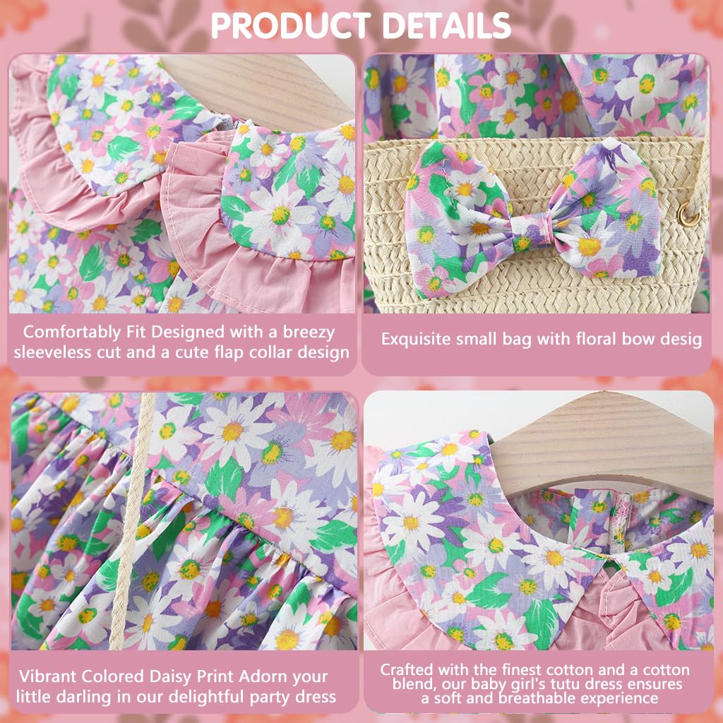 Zibuyu Baby Girl Dress for 3–6 Months with Bow Headband featuring Ruched Design and Cotton Fabric | Green Outfit for Newborns