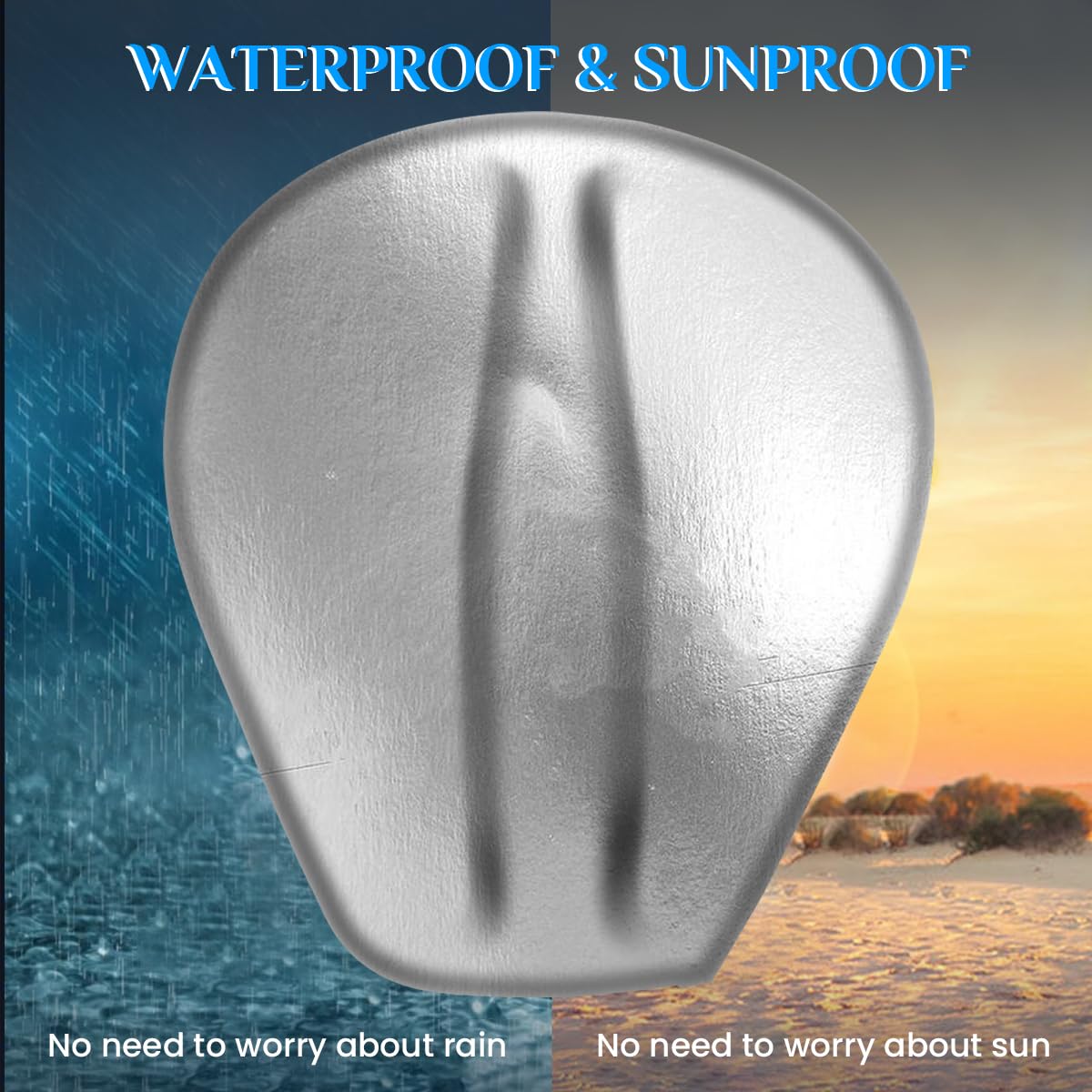 STHIRA Bike Seat Cushion for Long Rides with 3D Honeycomb Gel Design and Anti Slip Cover