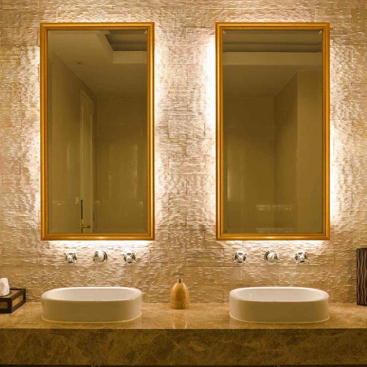 Serplex LED Light Strip Wall Channels for Under Cabinet Lighting with Diffused Cover and Aluminum Design 3.3ft