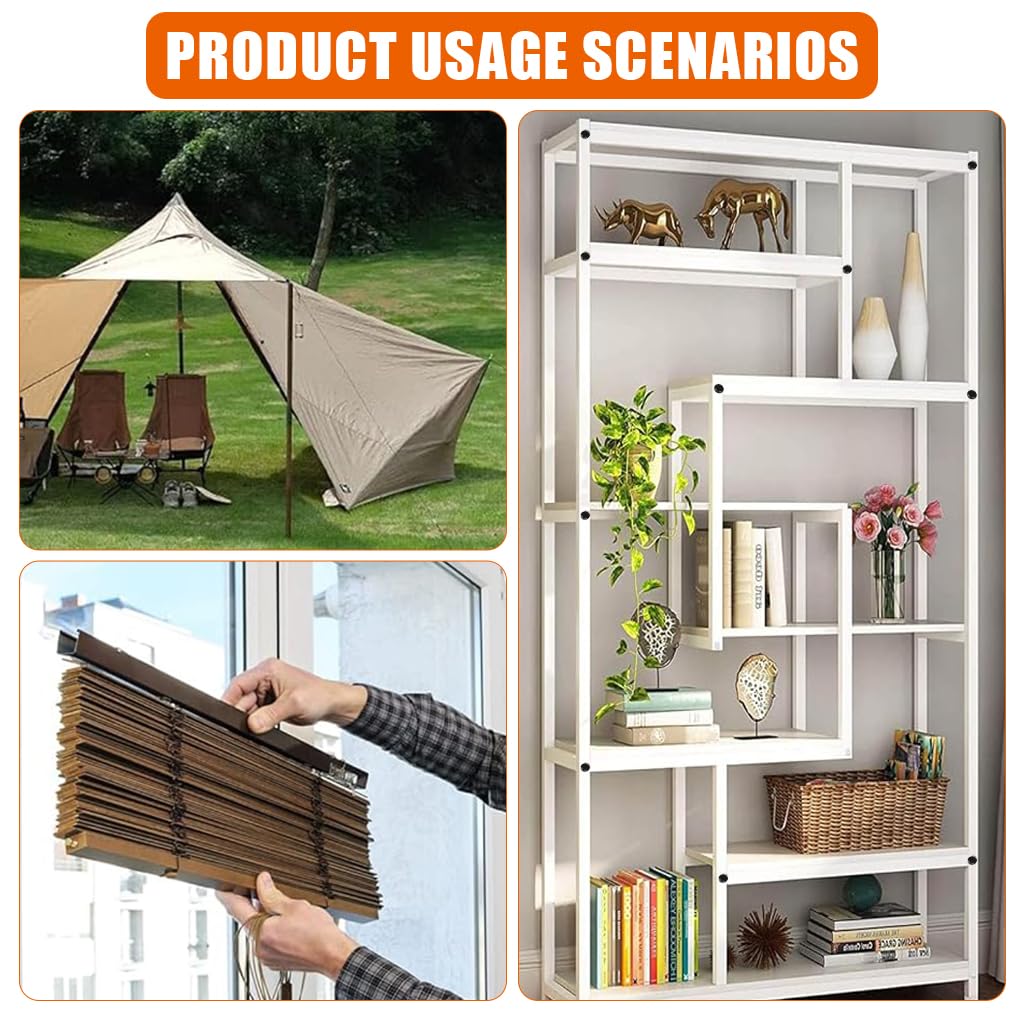 Serplex Plastic Hinged Screw Cover Caps for Home and Industrial Use 300 pcs | Black