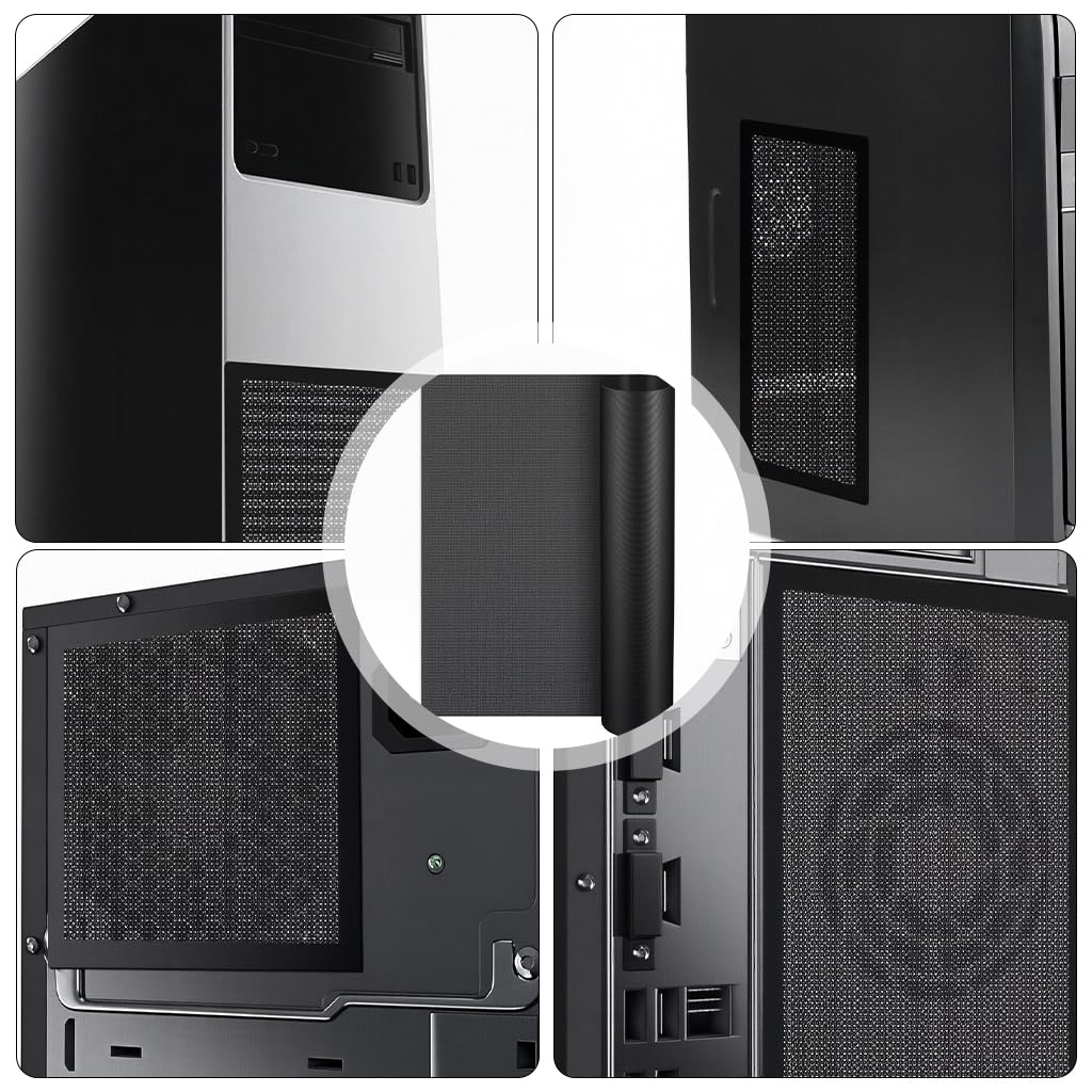 ZORBES PC Case Dust Filter for Computer Chassis 400 x 300 mm with Magnetic Strip PVC Mesh