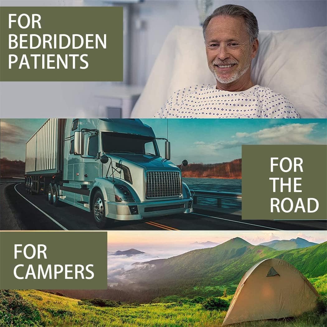 HANNEA Unisex Urinal Bottle for Camping and Car Travel with Leakproof Lid and 1000ml Capacity