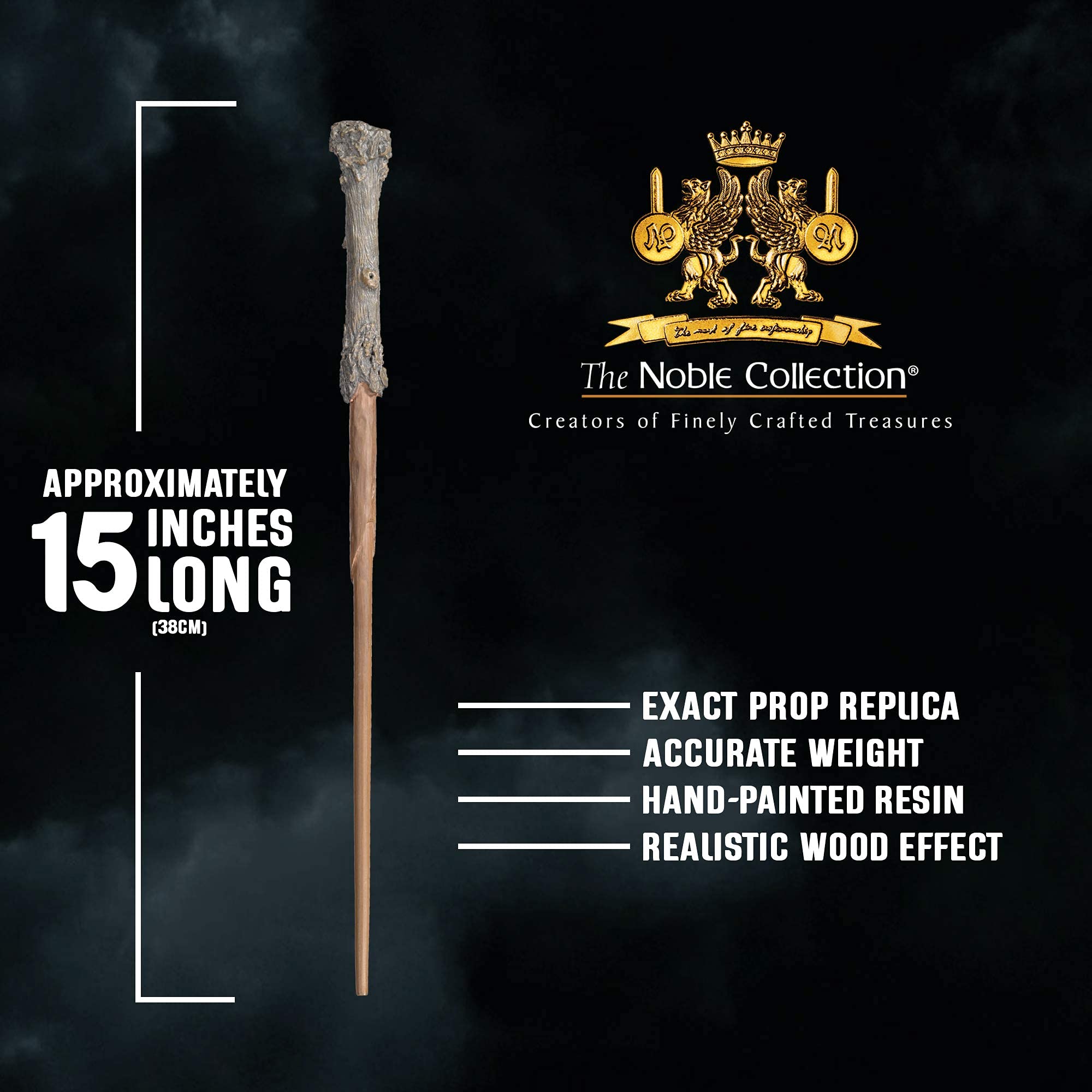 PATPAT Harry Potter Wand for Cosplay and Halloween with Ollivanders Box | Resin and Metal Core