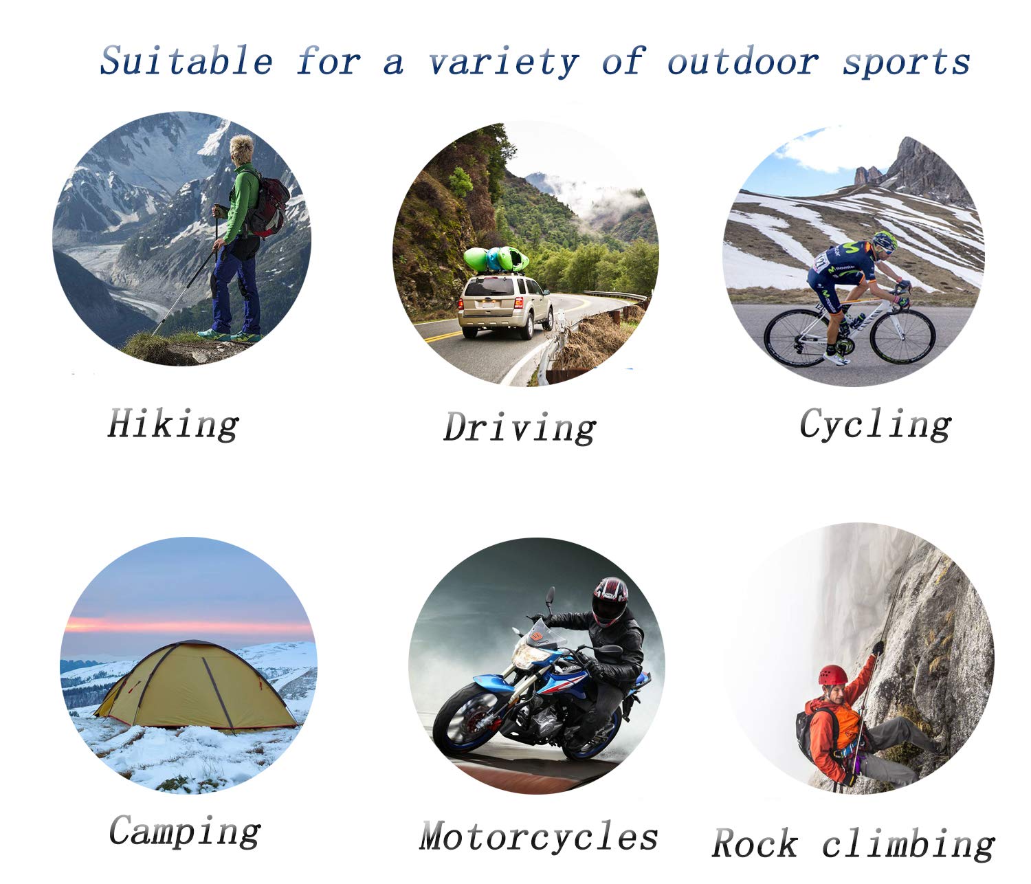 Proberos Riding Gloves for Outdoor Cycling and Motorcycle with Hard Knuckle Protection | Touchscreen Full Finger Design for Men and Women 21–22cm