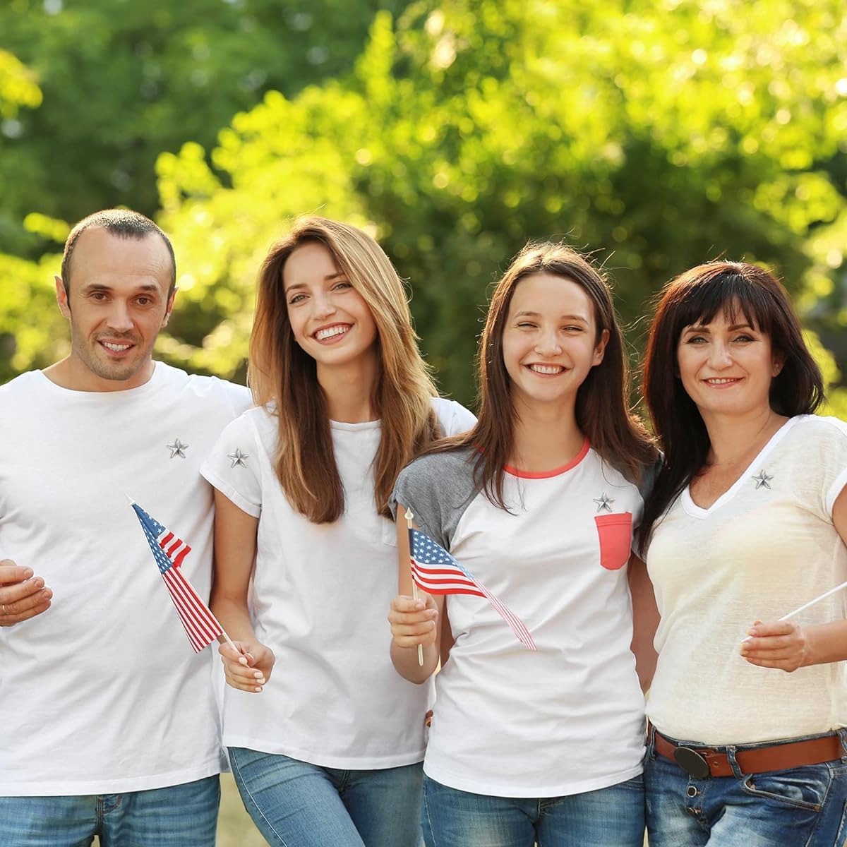 SANNIDHI Star Badge Pins for Bags and Clothes with Pinback Design | 12PCS Silver Metal