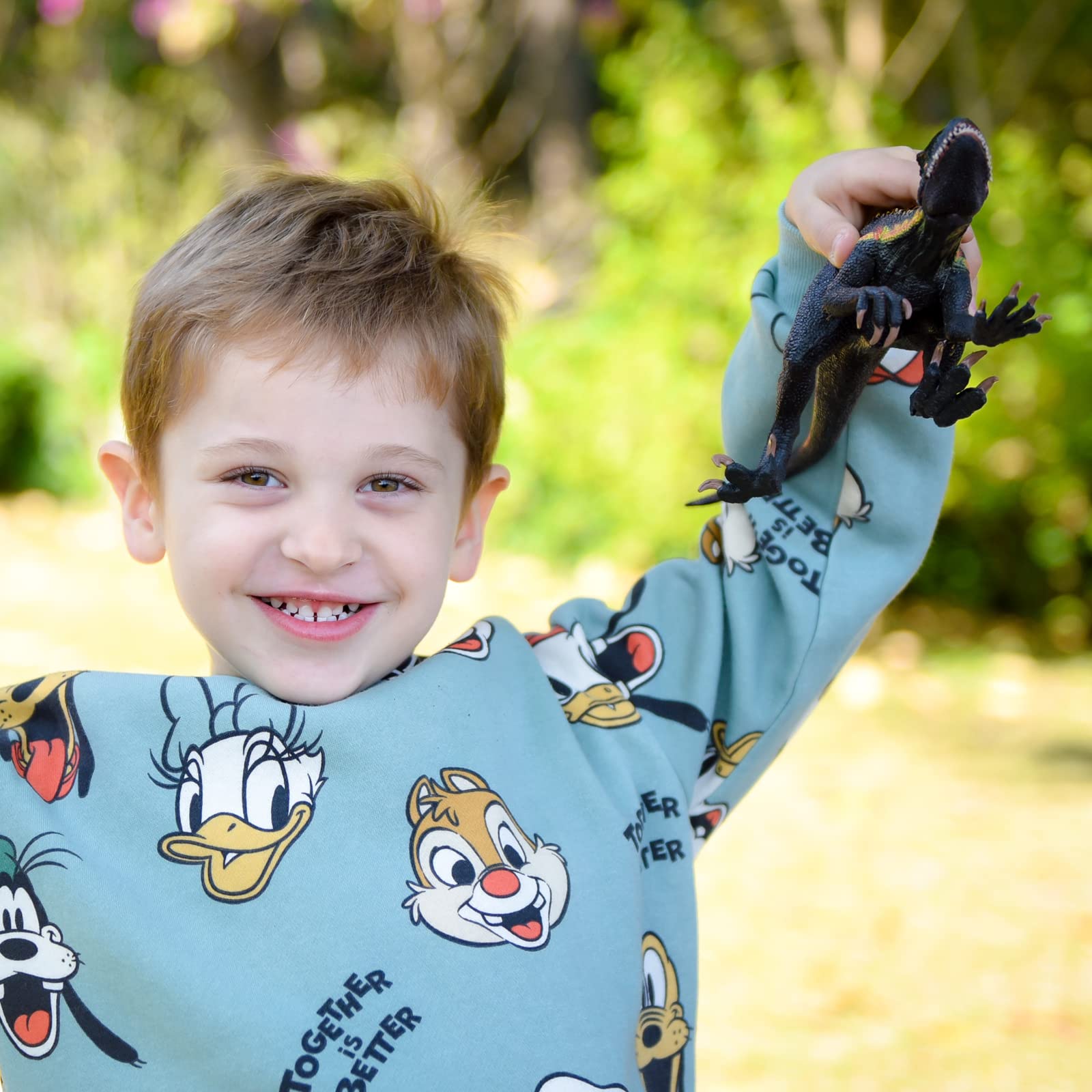 PATPAT Dinosaur Toys for Kids with Movable Mouth featuring 11.8×3.93 in Tyrannosaurus Rex Figurine