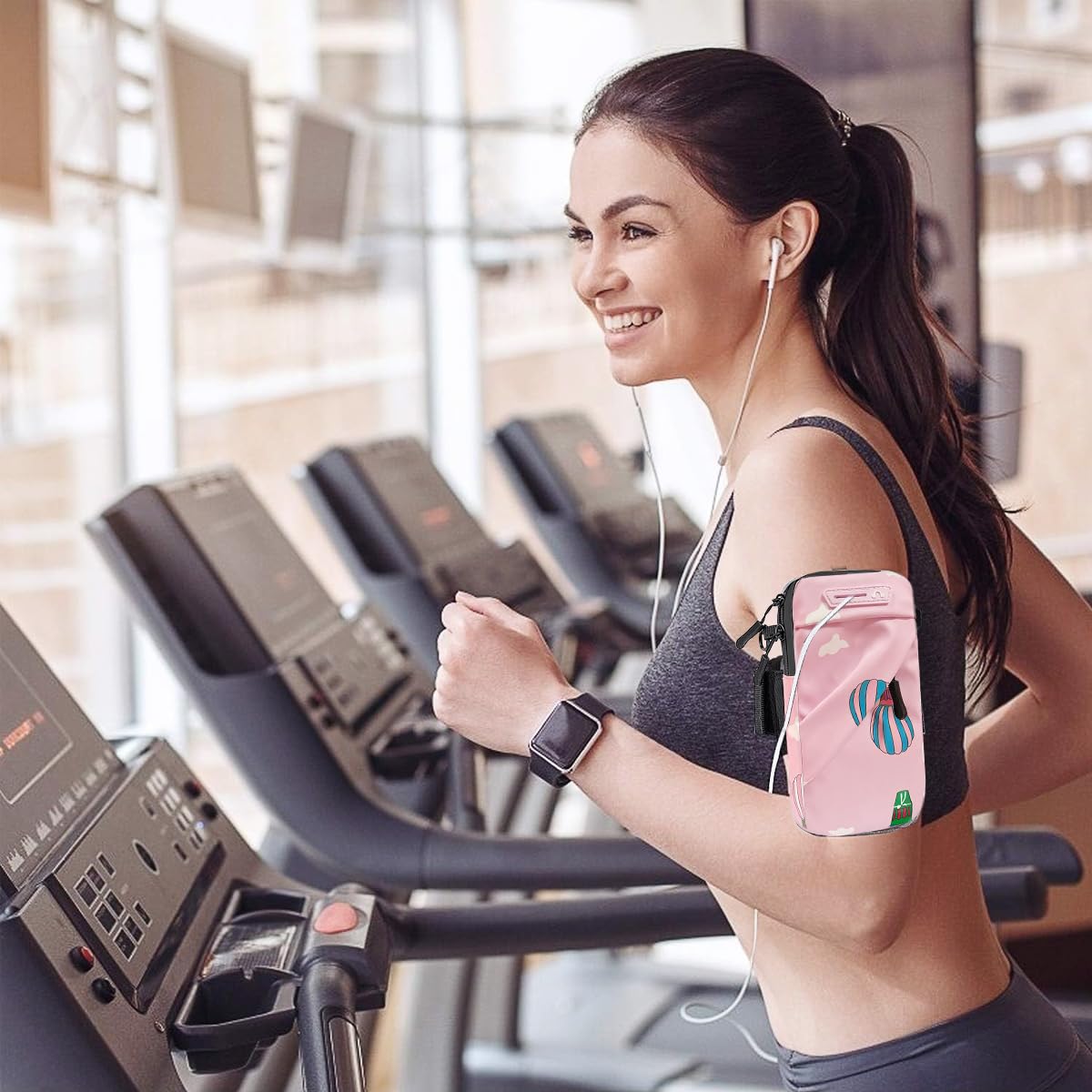 PALAY Sling Bag for Women for Running with 7.2 in Phone Holder and Detachable Strap | Waterproof Nylon Crossbody Pouch