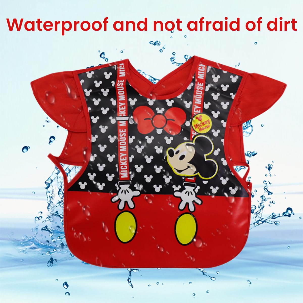 SNOWIE SOFT Baby Bib for Feeding with Catcher Pocket and Waterproof EVA | 6–36 Months