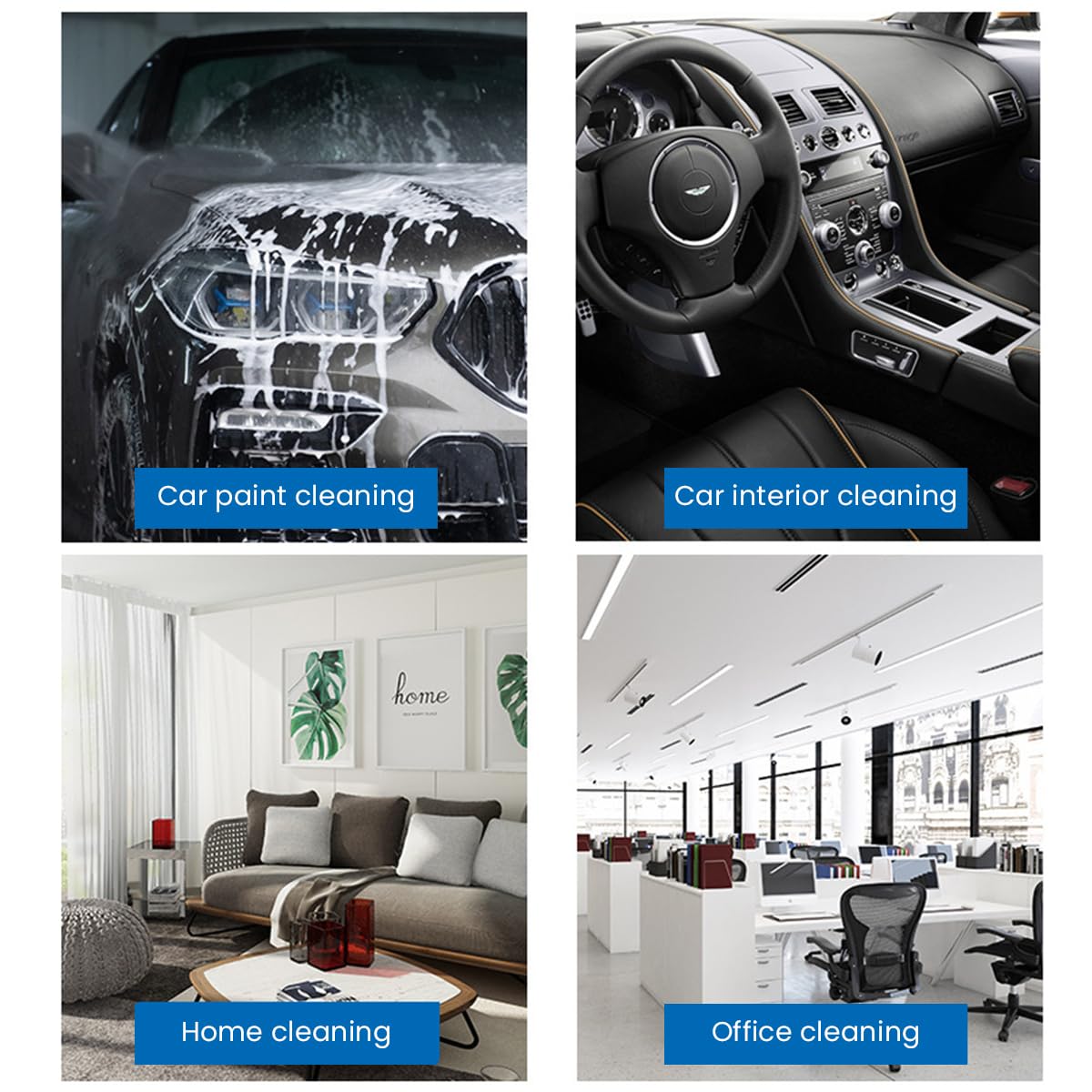 STHIRA Car Wash Gloves 2Pcs for Detailing with Double Sided Design and Chenille Microfiber | Scratch Free Cleaning for Cars and Home