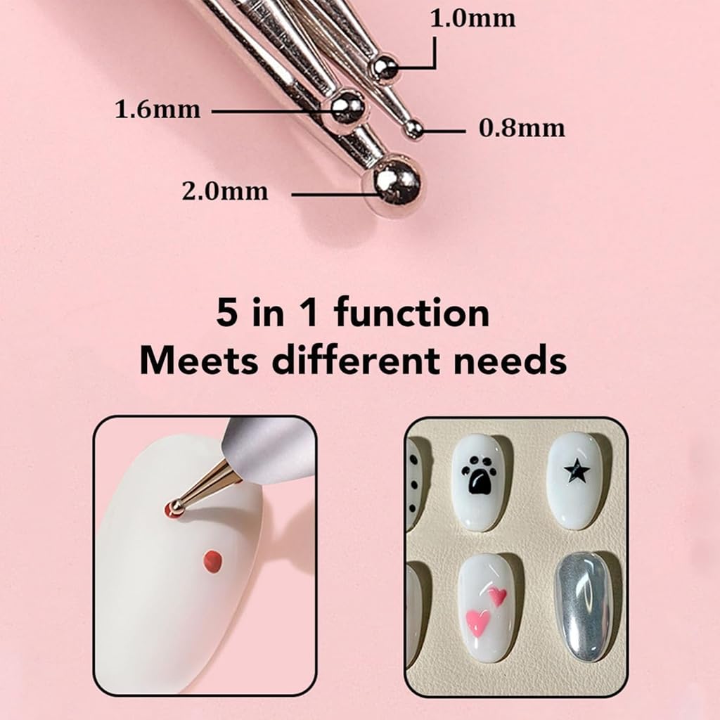 MAYCREATE® 5 in 1 Nail Art Dotting Pen