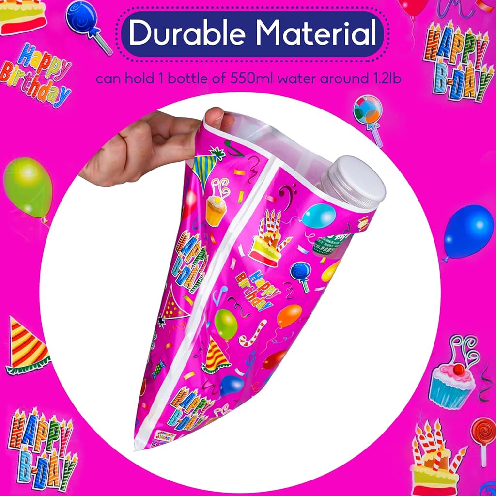 ZIBUYU® 40PC Gift Bags Medium Size, Return Gifts for Birthday Party Goodie Bags for Kids Happy Party Small Gift Bag Bulk for Wedding, Thanksgiving, Christmas, New Years(16.3 * 25.5Cm)