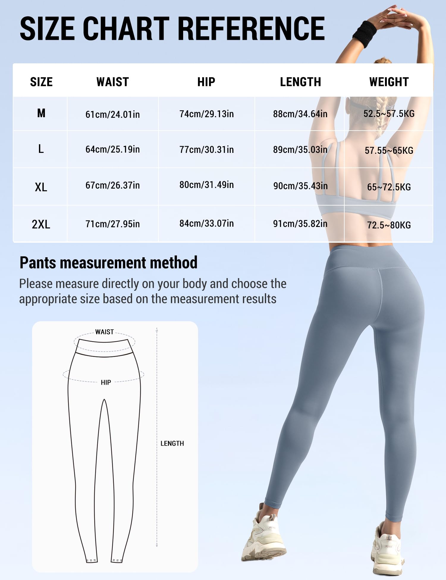 Venzina Yoga Pants for Women with High Waist Tummy Control and 4 Way Stretch | Gray XXL