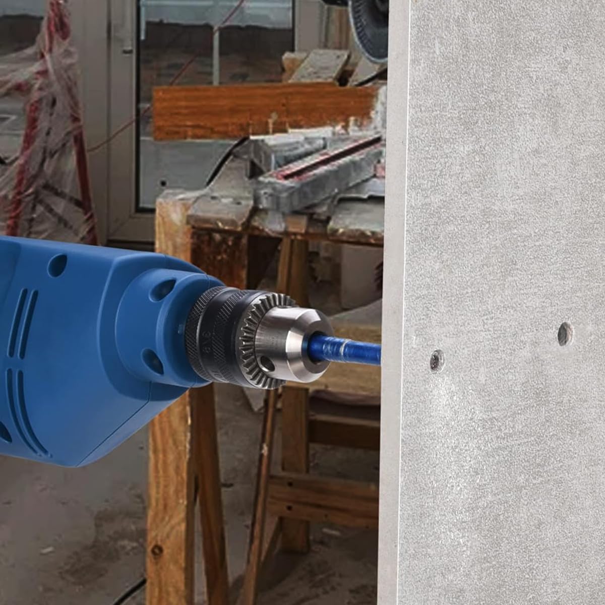 Serplex Dry Diamond Core Drill Bits Set for Tile and Porcelain featuring 6 pcs 3/16–1/2 in sizes | vacuum brazed round shank design