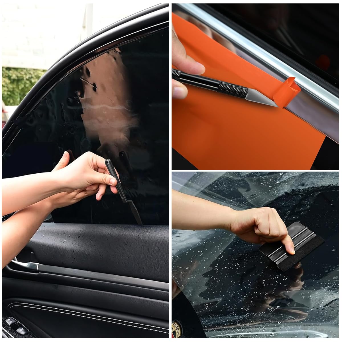STHIRA Car Window Tint Tool Kit 21 Pcs for Film Application with ABS Squeegee & Utility Cutter