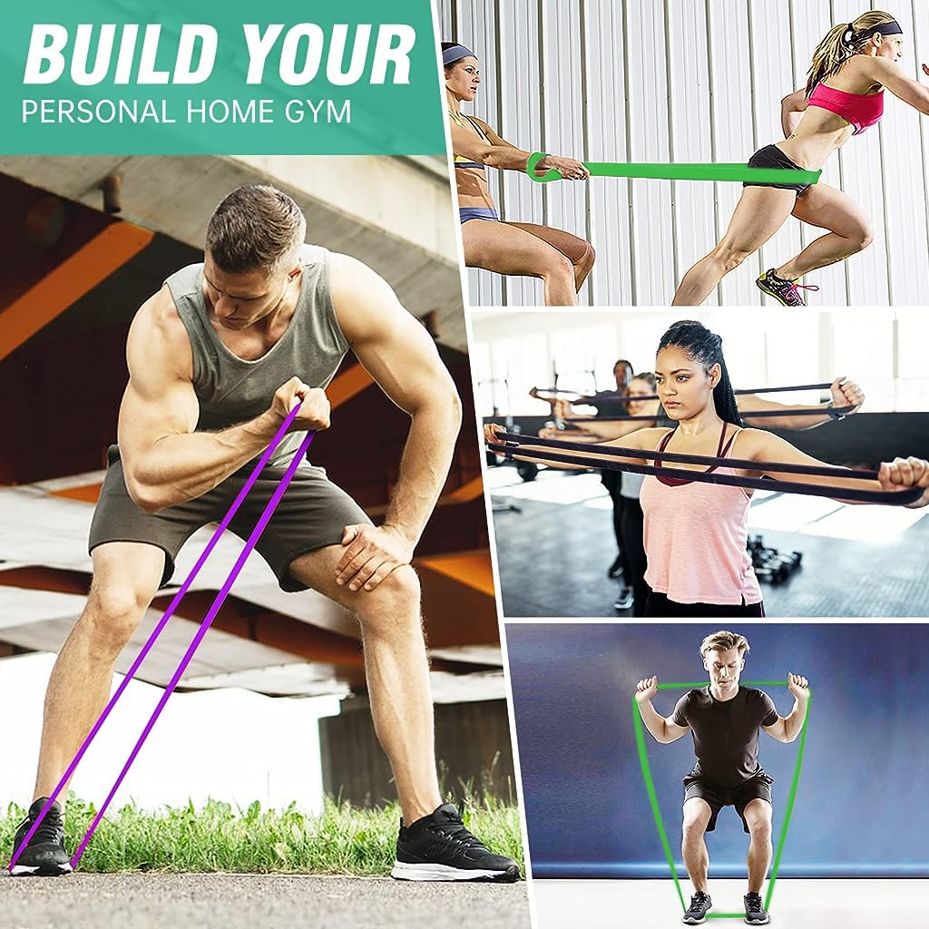 Proberos Resistance Bands Set for Strength and Full Body Training with 3 Pcs 10–55kg TPE