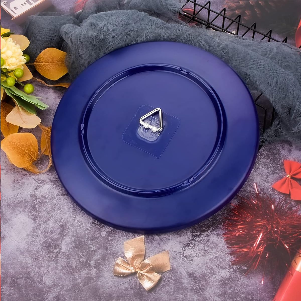 HASTHIP Wall Plate Hanger for Decorative Plates with Adhesive 2.4 in Hooks | 20 Pcs Stainless Steel Display Holders