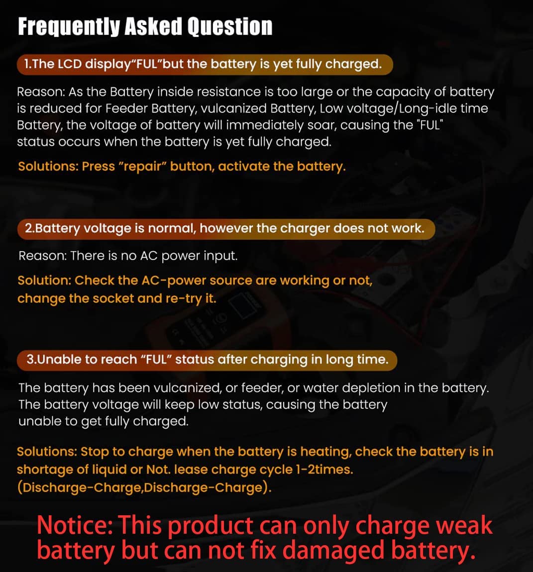 Verilux Battery Charger 5A 12V for Car and Motorcycle featuring LED Display | Pulse Repair