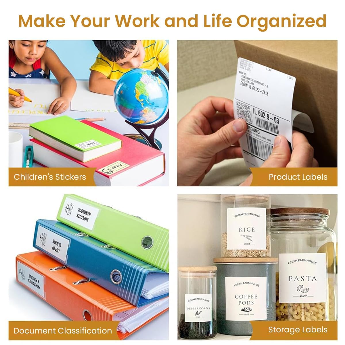 ZEITEL Portable Thermal Mini Printer for Notes and DIY Scrapbook with 13 Rolls Paper | Inkless Bluetooth Printing for Students and Kids