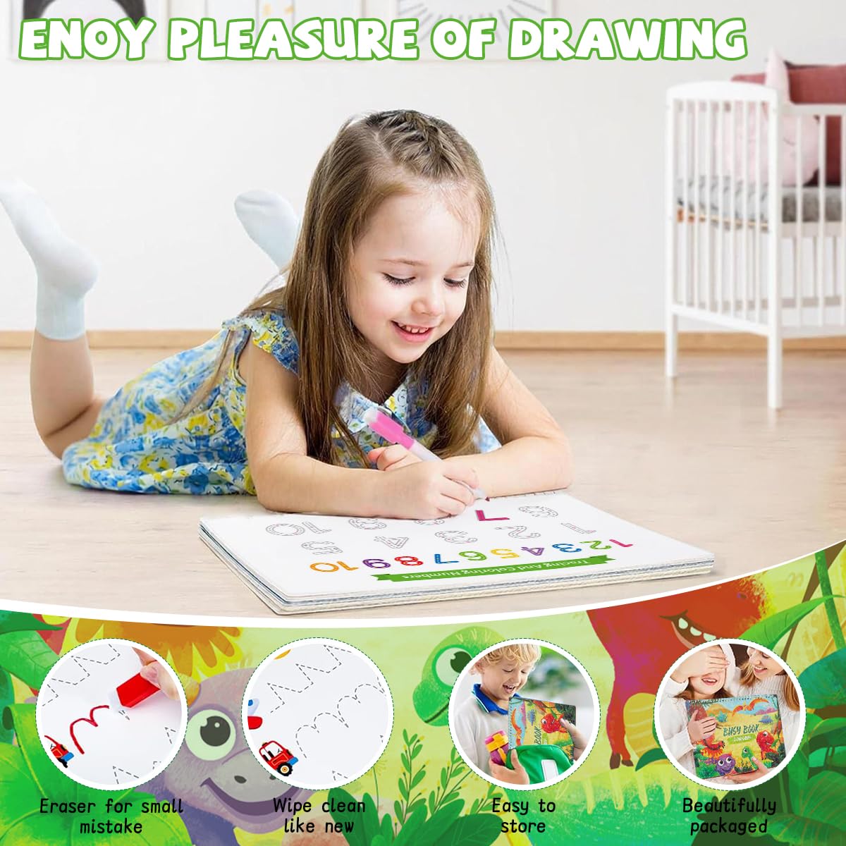 SNOWIE SOFT Kids Educational Toys for 2–5 Years with Interactive Sticker Book | Toddler Learning Binder