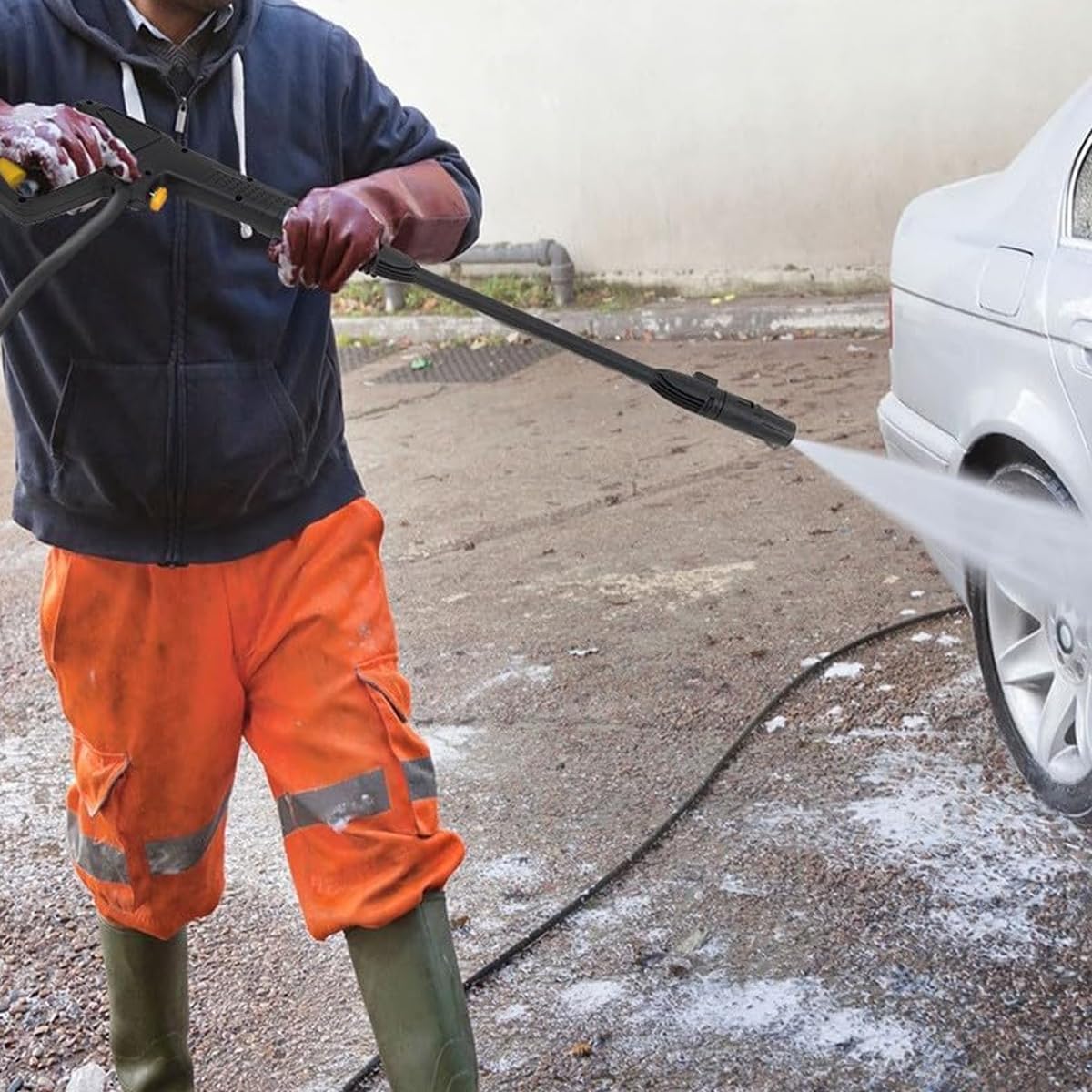 Supvox Water Sprayer Gun for Car Washing and Gardening with Adjustable Flow | Ergonomic ABS Handle