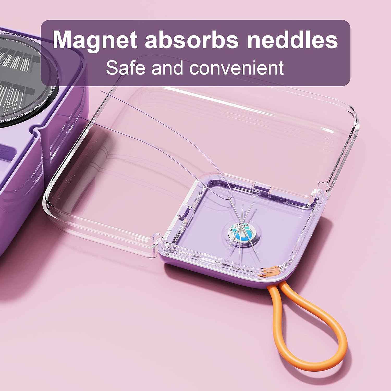 ELEPHANTBOAT Sewing Kit for Home and Travel Use with 21pcs Tools and Portable Storage Case