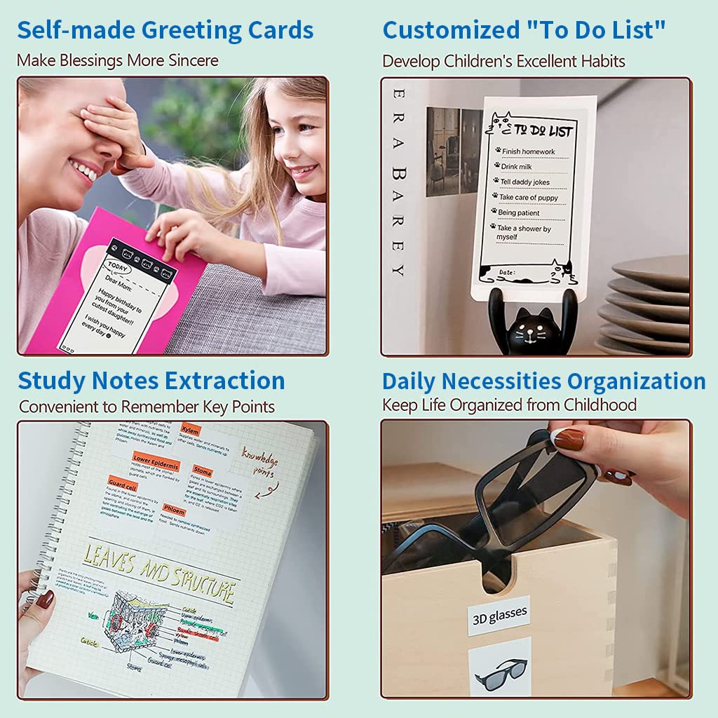 Zeitel Mini Pocket Printer for Home and Office with 1000mAh Battery | Bluetooth App Control