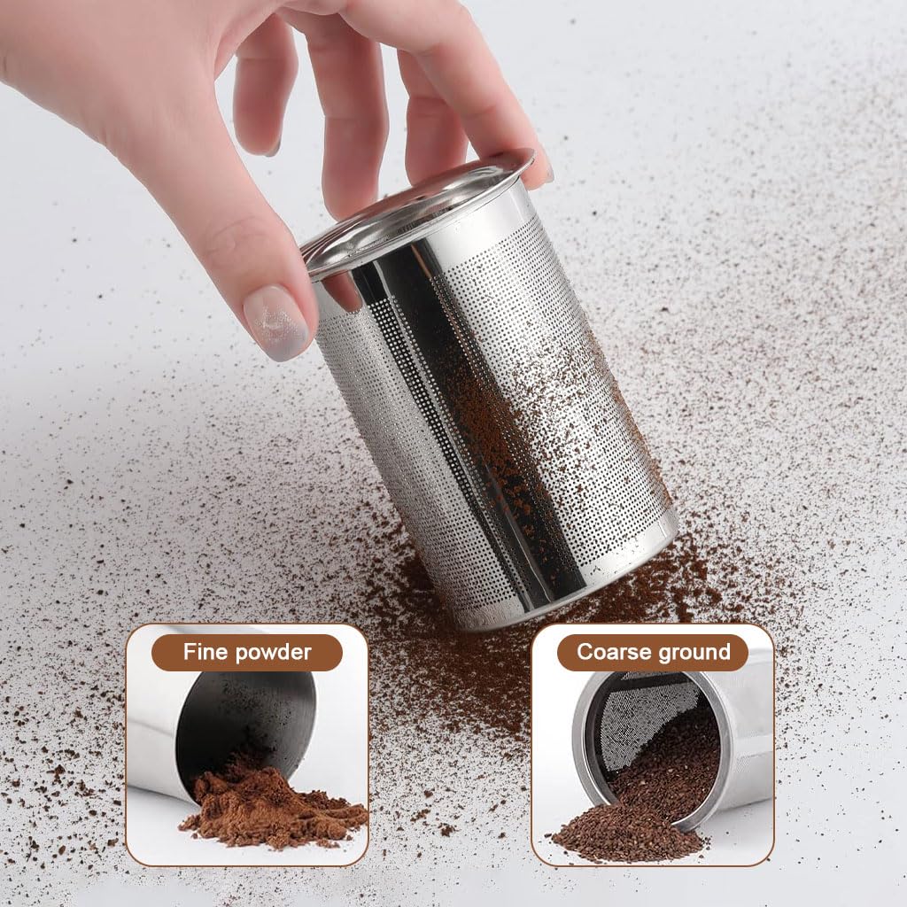 Supvox Espresso Coffee Sieve Kit for Perfect Extraction with Fine Mesh Filter & Dosing Jug