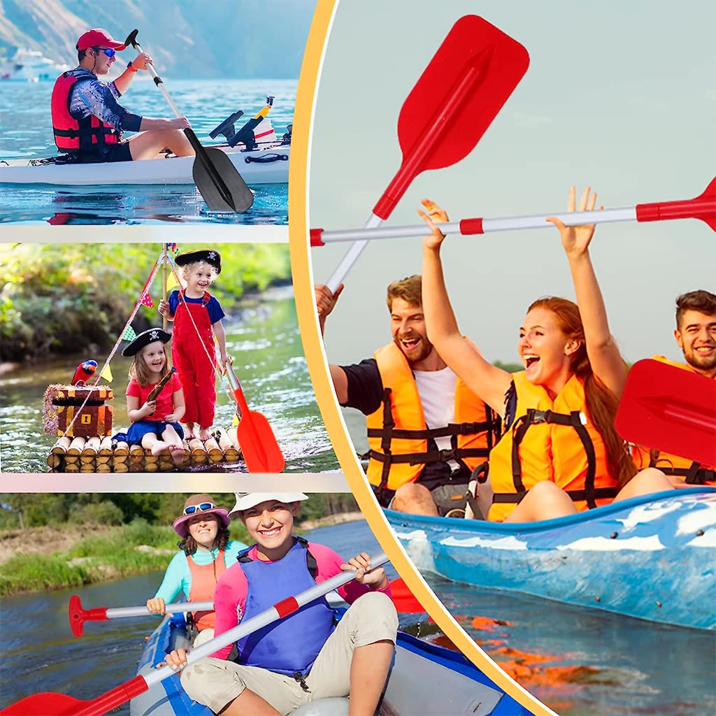 Optifit Retractable Paddle for Kayaking and Canoeing with T Shape Grip | 21-41 in Adjustable PVC and Aluminum Alloy