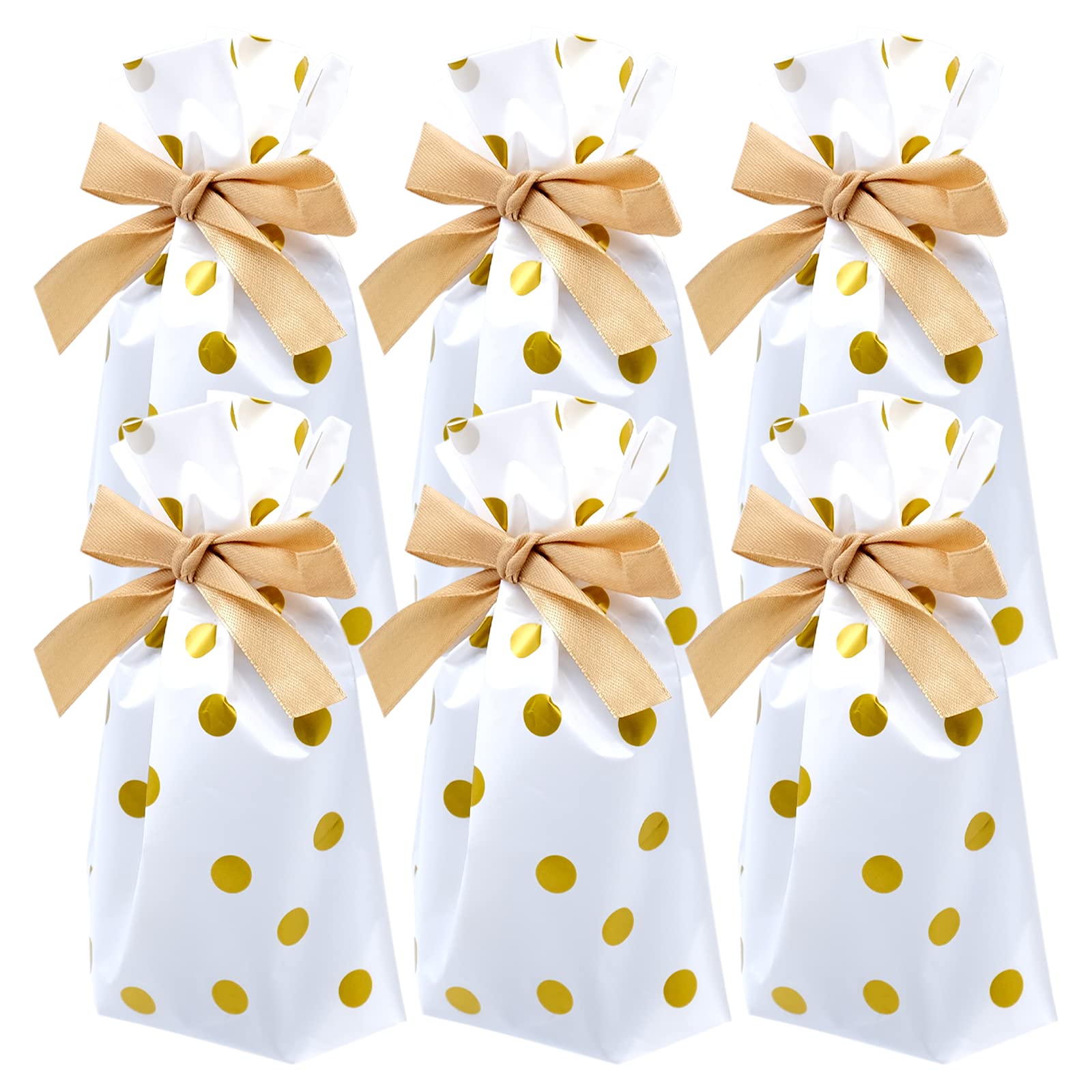 ZIBUYU® Pack of 25 Gift Bags with Drawstring Candy Bags