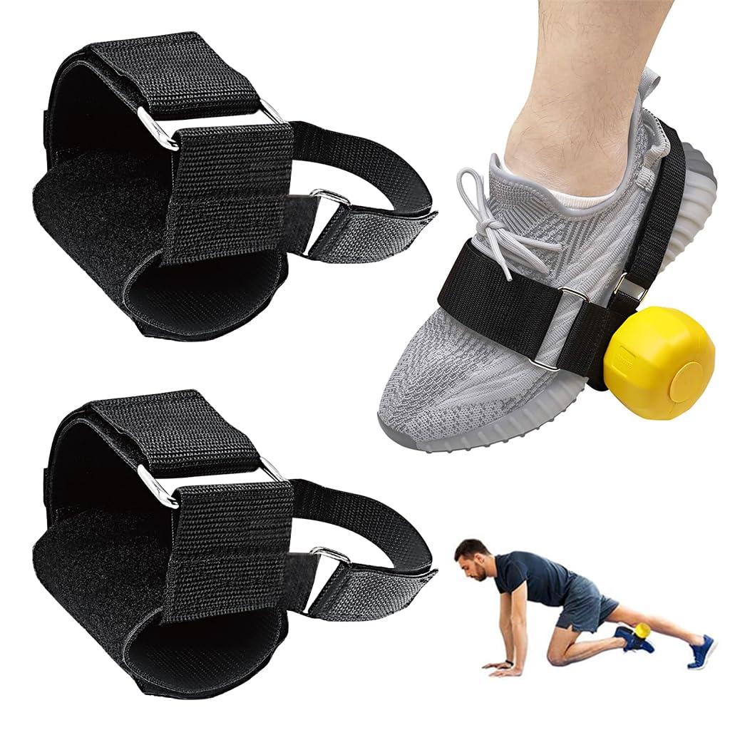 Proberos® Fitness Ankle Weight Strap Adjustable Dumbbell Ankle Strap for Shin Splint & Leg Pain Relief Holds Up to 20lbs Anti-slip Ankle Weight Strap for Leg Lifts