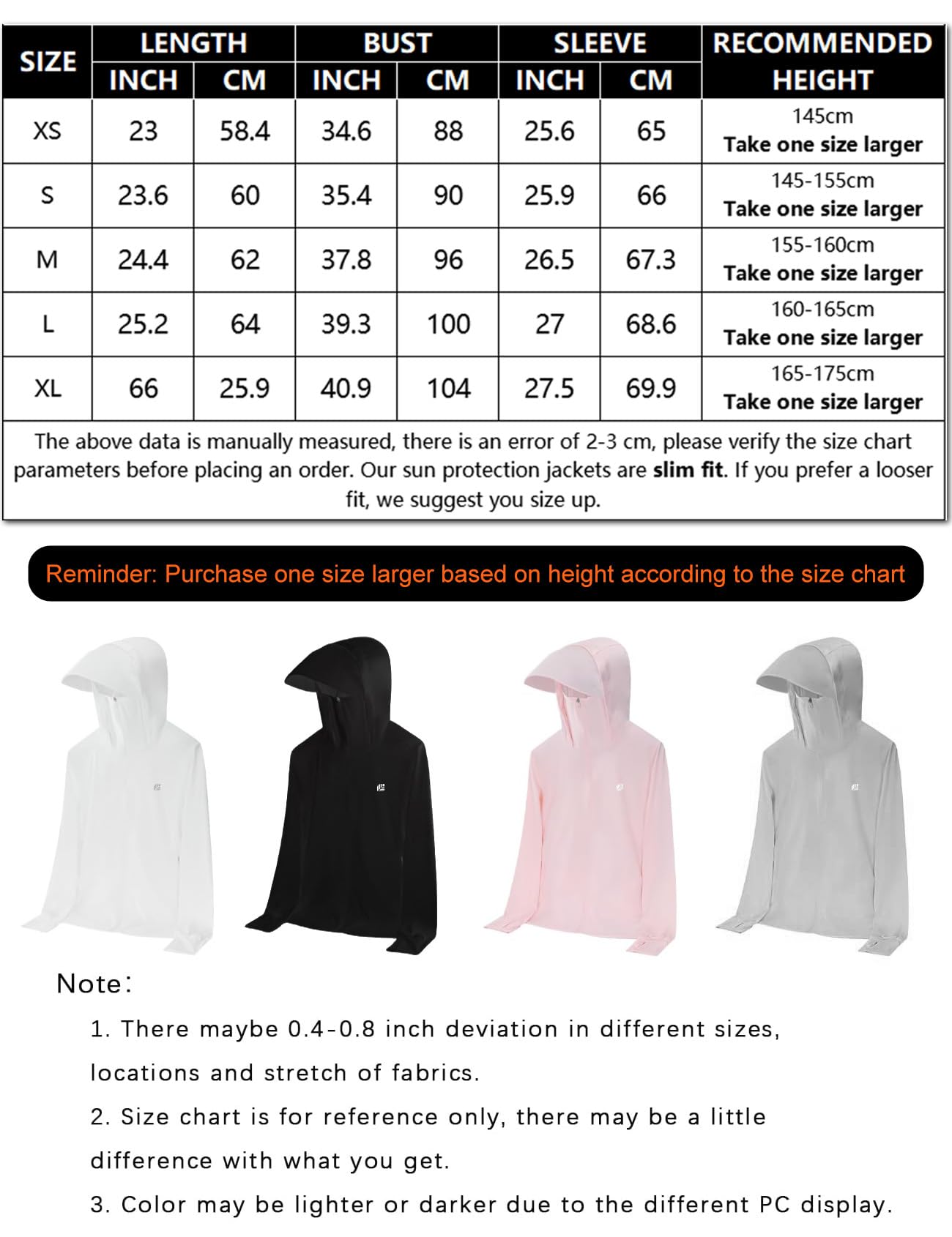 Venzina Women's UPF 50+ Lightweight Athletic Jacket for Outdoor Hiking with Wide Brim Hat and Face Shield | Quick Dry Nylon Sun Protection Hoodie