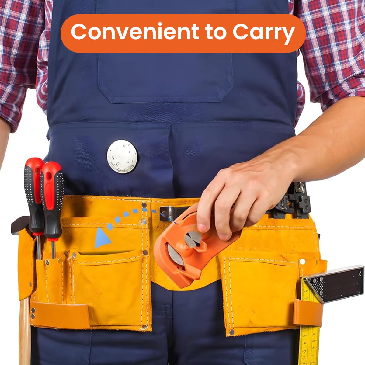 Serplex Drill Bit Sharpener for Power Drill with Replaceable Diamond Wheel for 2–16mm Bits