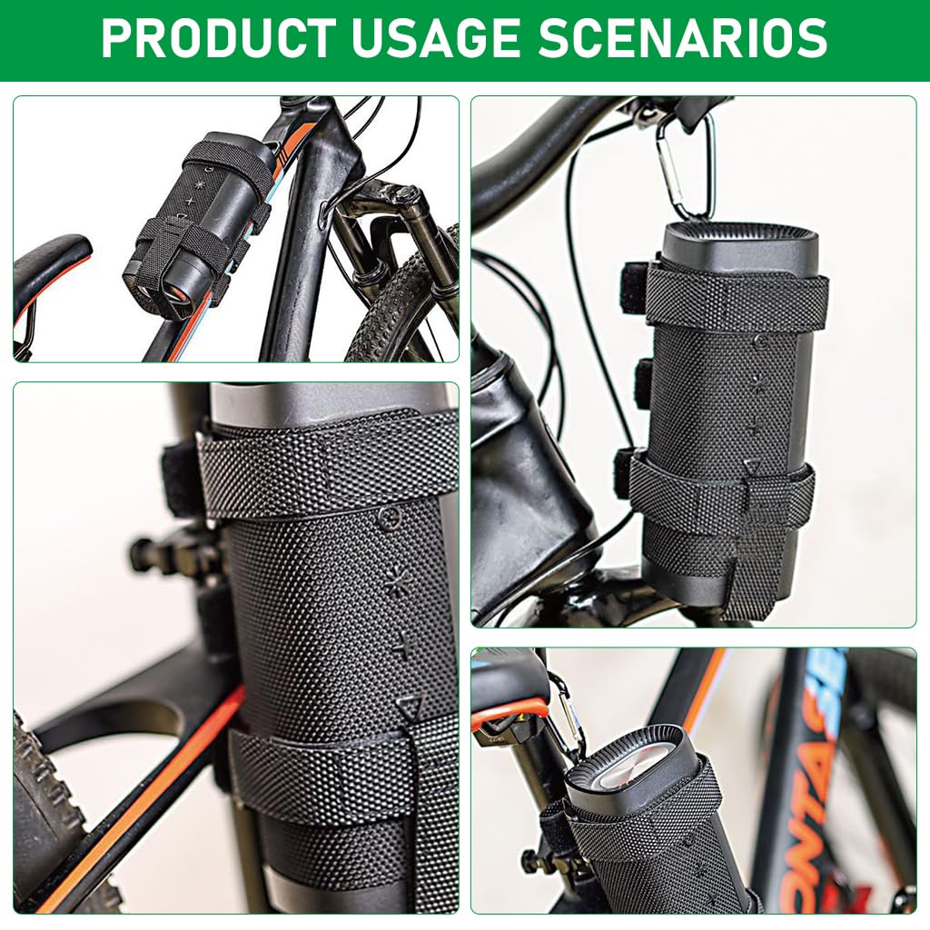 Proberos Wireless Speaker Holder for Outdoor Adventures with Adjustable Hook and Loop Straps