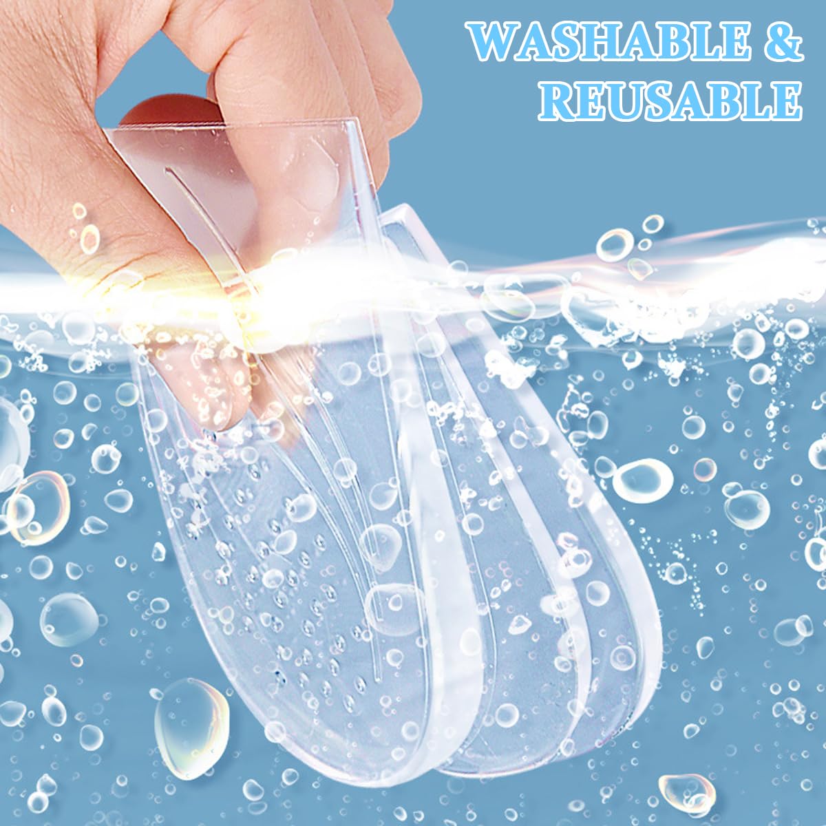 HANNEA Orthotics Shoe Insert for Pronation Correction with 2x11cm Gel Wedge | Adjustable Height Support