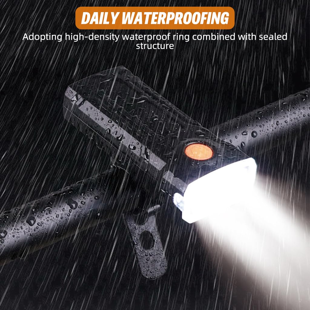 Proberos Cycle Light for Bicycle with 400 Lumen Output and IPX5 Waterproof Design | USB-C Rechargeable 2000mAh Battery