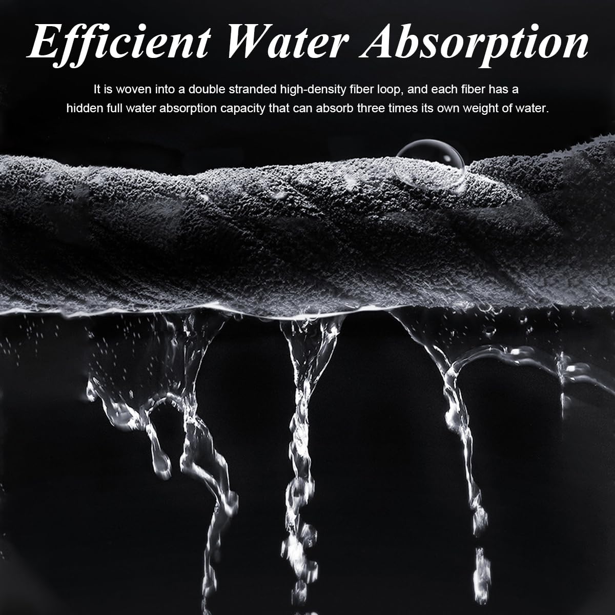 Microfiber Car Cleaning Cloth for SUV and Truck with 35 x 75cm Large Absorbent Towels | Lint Free Scratch Safe Design