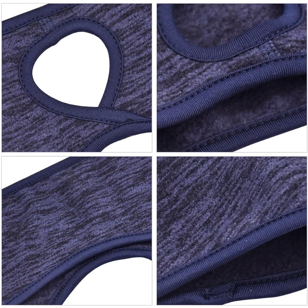 MAYCREATE Fleece Headband for Winter Fitness with Stretchy Non Slip Design | 2pcs Unisex Ear Muffs