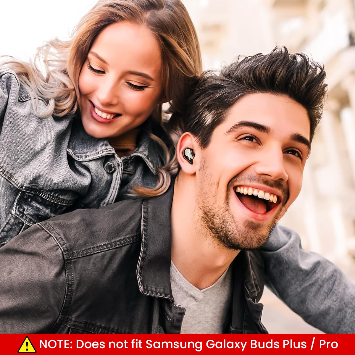 Verilux Earbud Tips for Galaxy Buds Live with Non Slip Wing Design and 6 Pairs Silicone Fit